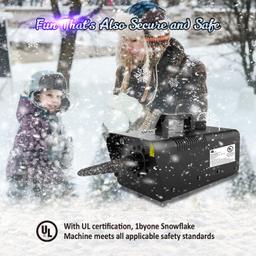 1byone 650W Wired Remote Control Snow Machine