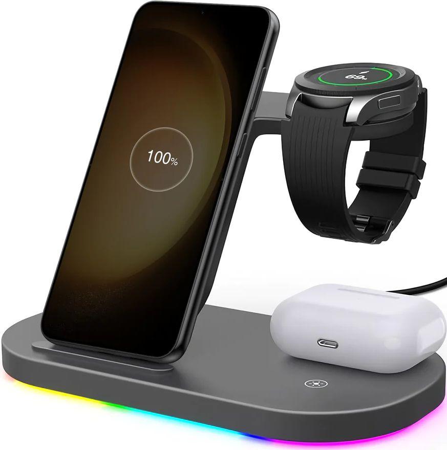 3 in 1 Wireless Charging Stand for Android Devices