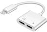 9eight5 Double Lightning Y Cable Adapter JH006