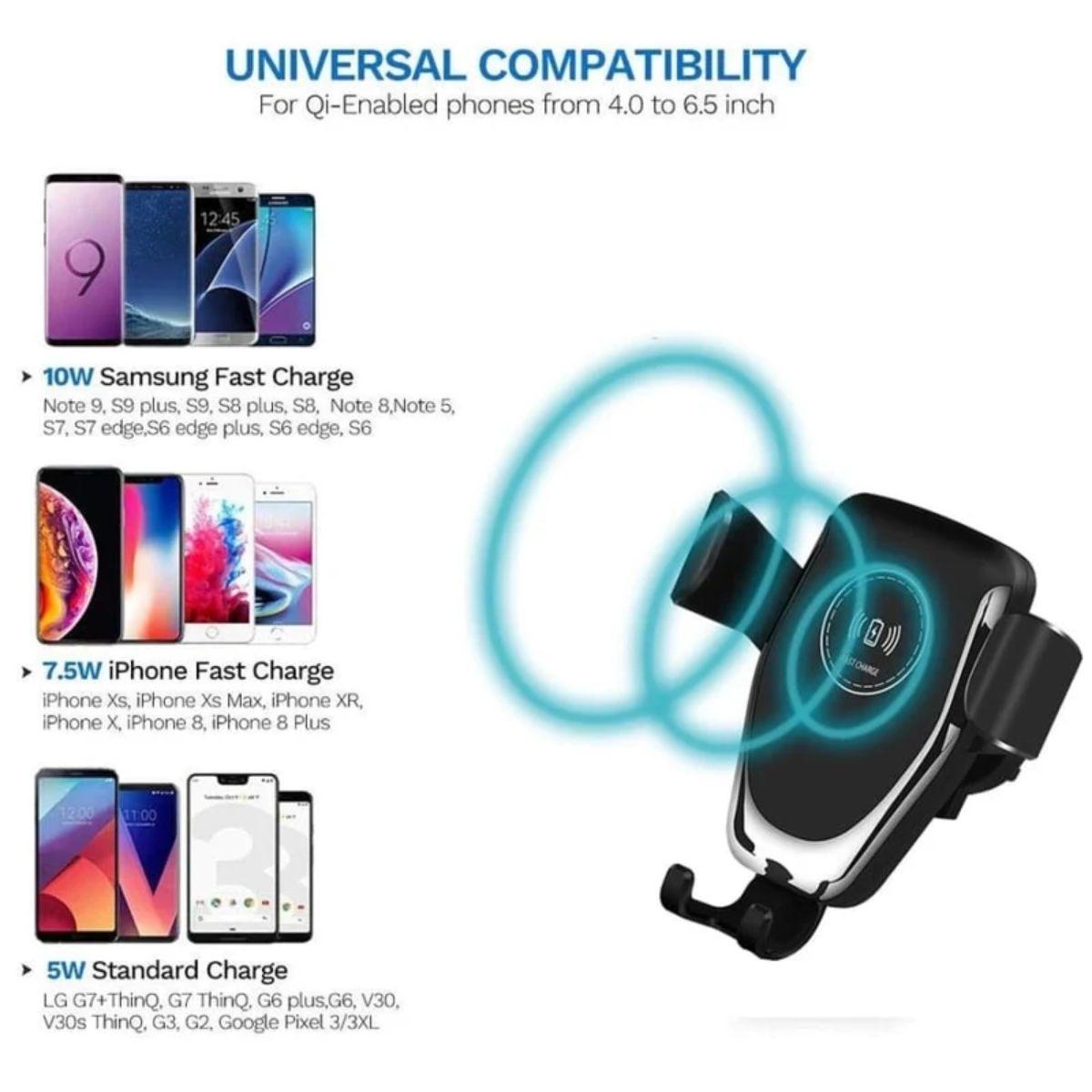 Refurbished 9eight5 Phone Holder & Wireless Charger - Reebelo Singapore