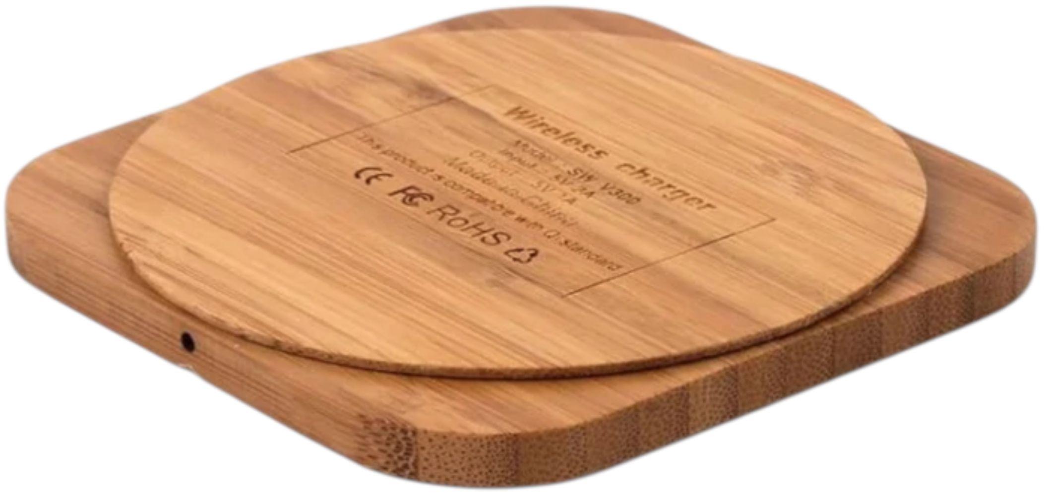 Refurbished 9eight5 Wood-Design Wireless Charger Pad (5W) - Reebelo Singapore