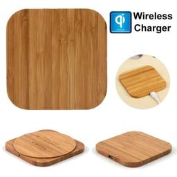Refurbished 9eight5 Wood-Design Wireless Charger Pad (5W) - Reebelo Singapore