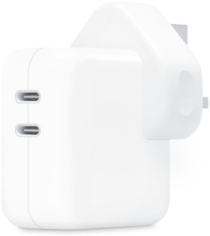 Apple  35W Dual USB-C Port Power Adapter (OEM Grade B) - White - Brand New