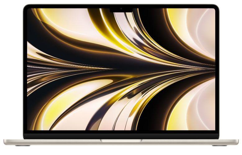 MacBook Air 13.6-inch (2022) - Apple M2 Chip: 8-Core CPU/8-Core GPU - 256GB - Starlight - 8GB RAM - Excellent