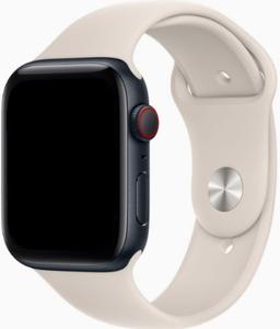 Apple Watch SE 1st Gen (2020) (GPS) - 32GB - 40mm - Space Grey Aluminum Case with Starlight Rubber Sport Band