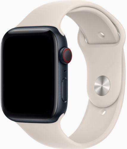Apple Watch SE 1st Gen (2020) (GPS) - 32GB - 40mm - Space Grey Aluminum Case with Starlight Rubber Sport Band