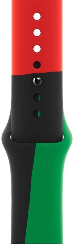 Apple Watch Series 10 (GPS) - 64GB - 46mm - Jet Black Aluminum Case with Black Unity Textile Sport Band - One Size