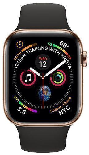 Apple Watch Series 4 44mm (GPS) Black Sport Band - 16GB - Gold - Excellent condition