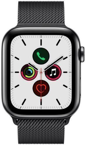 Apple  Watch Series 5 - 32GB - Space Grey-Aluminum-Milanese Loop Band-Graphite - GPS - 44mm - Space Grey - Aluminum - Graphite - Milanese Loop Band - Stainless Steel - Excellent