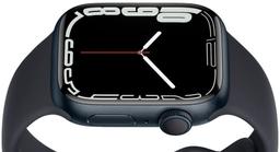 Apple Watch Series 7 (Cellular + GPS) - 32GB - 45mm - Midnight Aluminum Case with Midnight Rubber Sport Band
