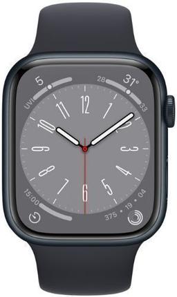 Apple Watch Series 8 (GPS) - 32GB - 45mm - Midnight Aluminum Case with Midnight Rubber Sport Band