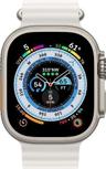 Apple Watch Ultra (Cellular + GPS) - 32GB - 49mm - Titanium Titanium Case with White Rubber Ocean Band - One Size