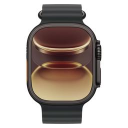 Apple Watch Ultra 3 - 64GB - 49mm - Black Titanium Case with Black Fluoroelastomer Ocean Band - One Size