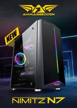 Armaggeddon Nimitz N7 RGB Mid Tower Gaming PC Case