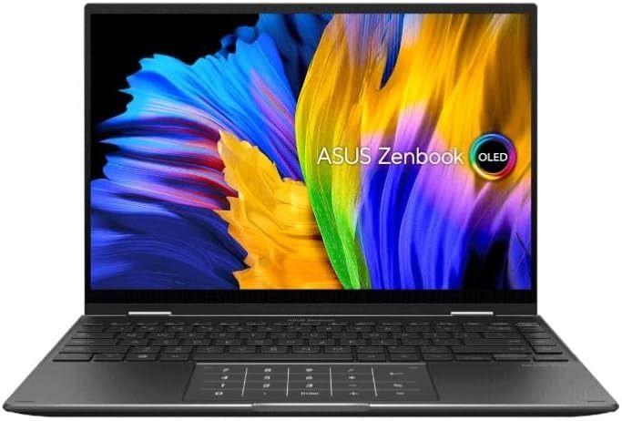 Asus  Zenbook 14 Flip OLED UN5401RA Laptop 14" - AMD Ryzen 7 6800H 3.2GHz - 1TB - Jade Black - 16GB RAM - Excellent