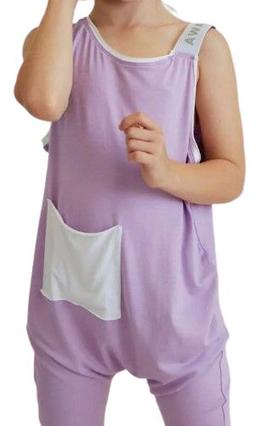 Awakind Junior Bamboo Singlet Romper (Size 10-11)