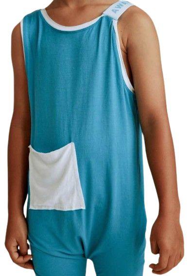 Awakind Junior Bamboo Singlet Romper (Size 10-11)