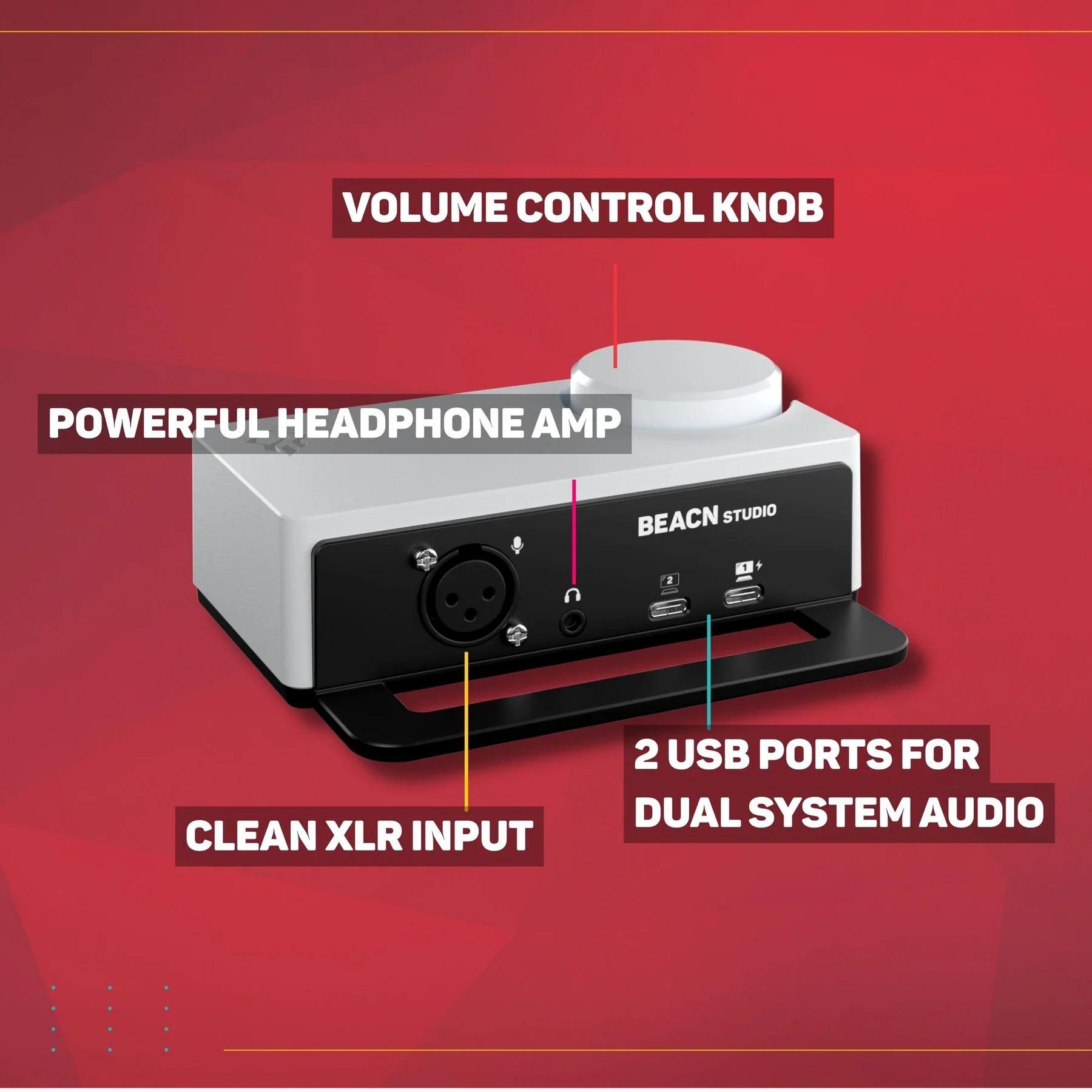 Refurbished BEACN Studio Creator XLR Interface - Reebelo Singapore