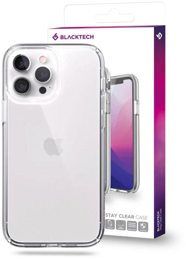 Blacktech Stay Clear Phone Case for iPhone 13 Pro