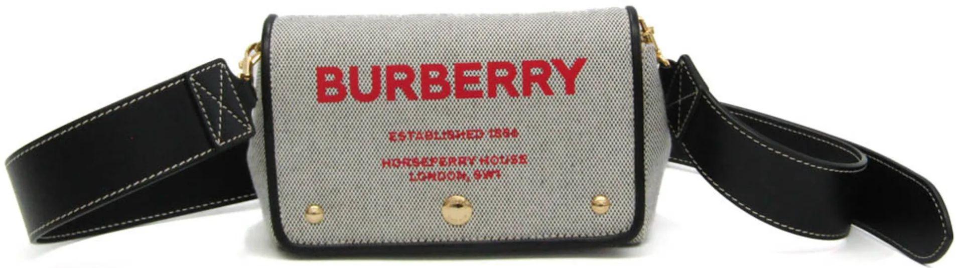 Burberry Canvas Leather Shoulder Bag