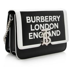 Burberry Leather Logo TB Shoulder Bag