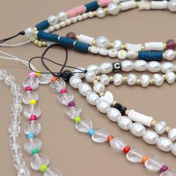 Caseco Happy Ebony Pearl Phone Charm