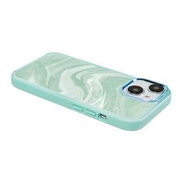 Caseco iPhone 15 Case With MagSafe - Green Swirl