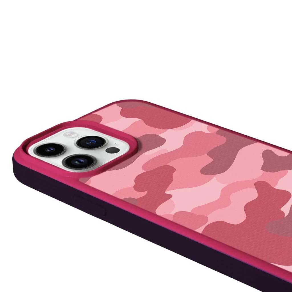 Caseco MagSafe iPhone 14 Pro Pink Camo Case