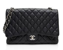 Chanel Caviar Leather Classic Maxi Single Flap Bag
