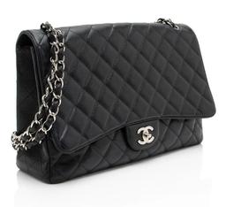 Chanel Caviar Leather Classic Maxi Single Flap Bag