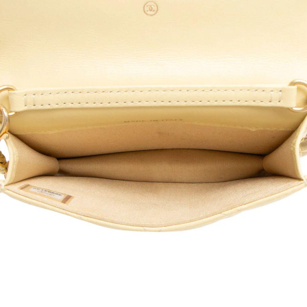 Chanel Lambskin Pearl Crush Mini Clutch