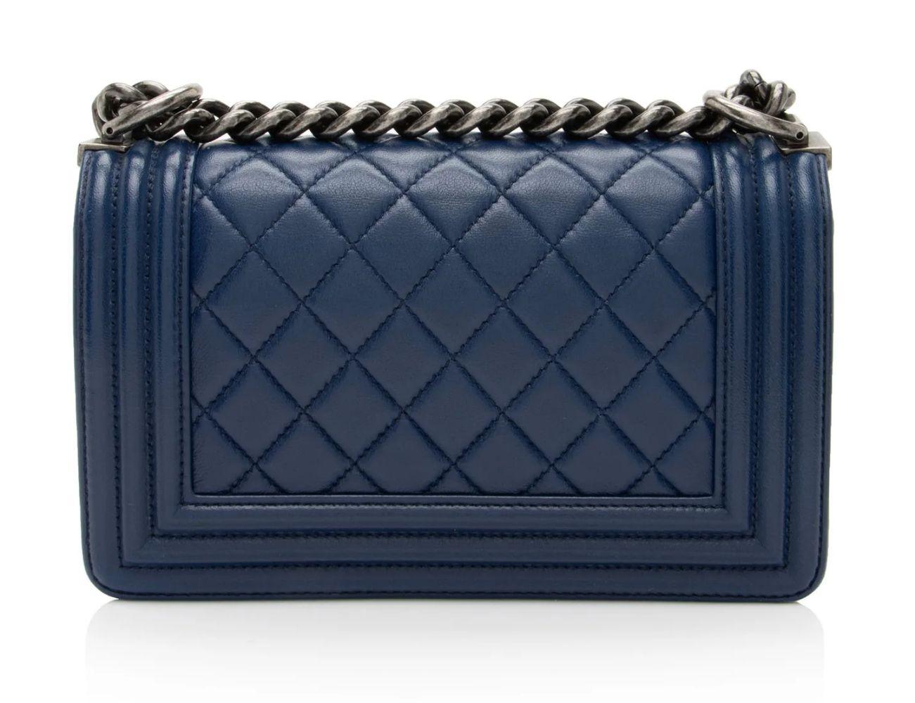 Refurbished Chanel Lambskin Small Boy Bag - Reebelo Singapore