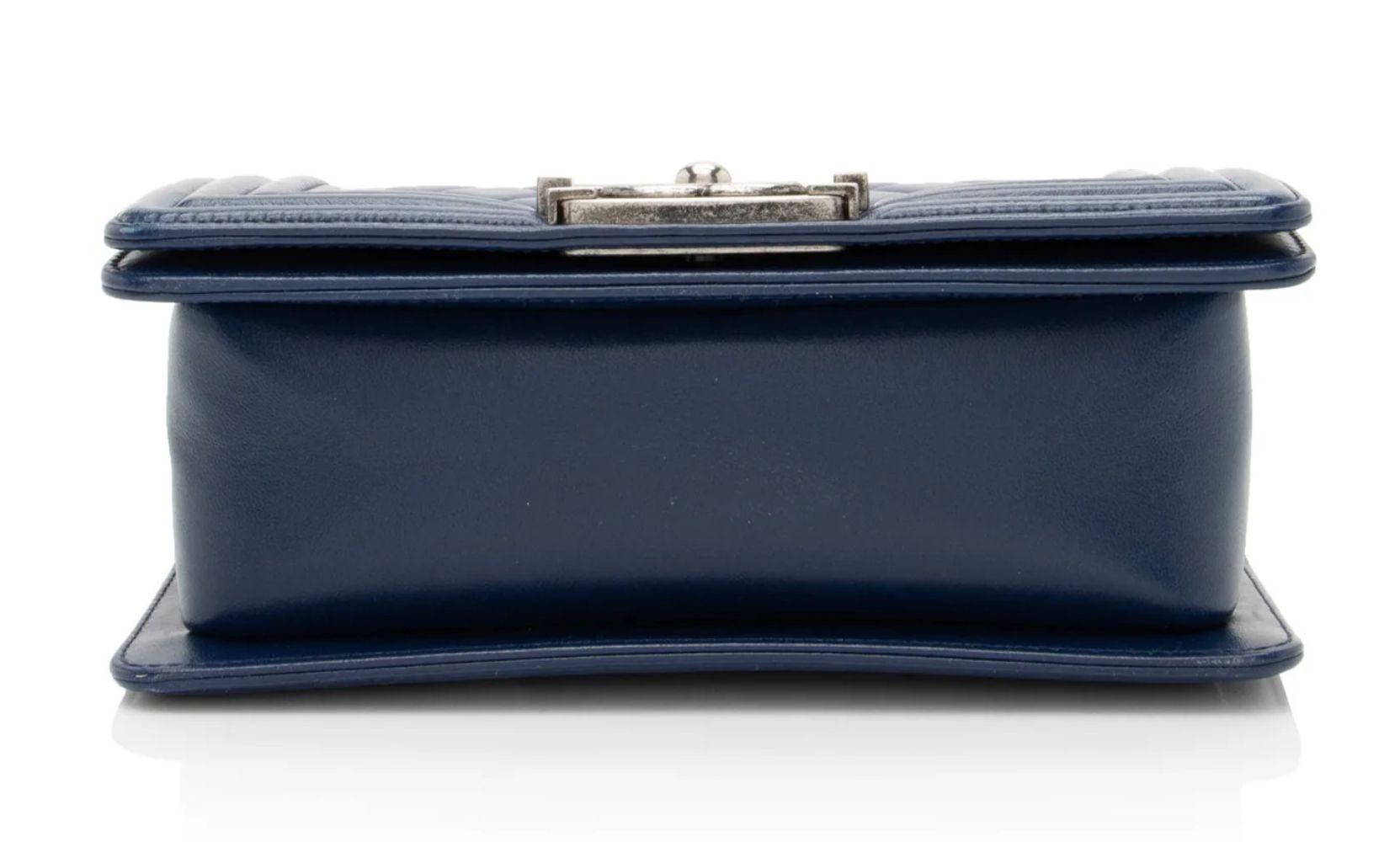 Refurbished Chanel Lambskin Small Boy Bag - Reebelo Singapore