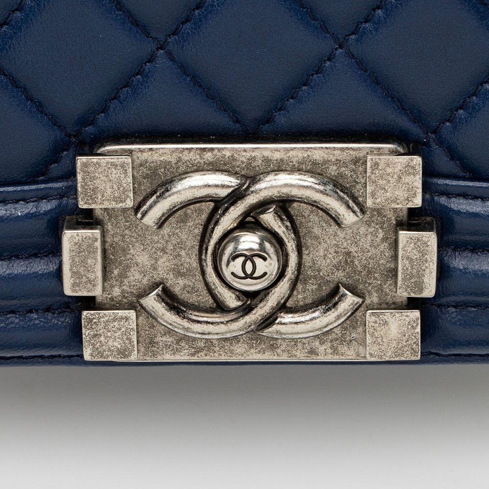 Refurbished Chanel Lambskin Small Boy Bag - Reebelo Singapore