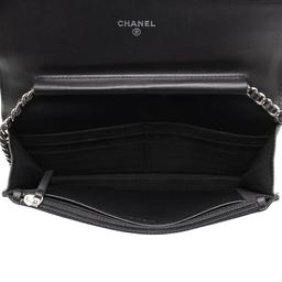 Chanel Patent Leather Classic Wallet on Chain