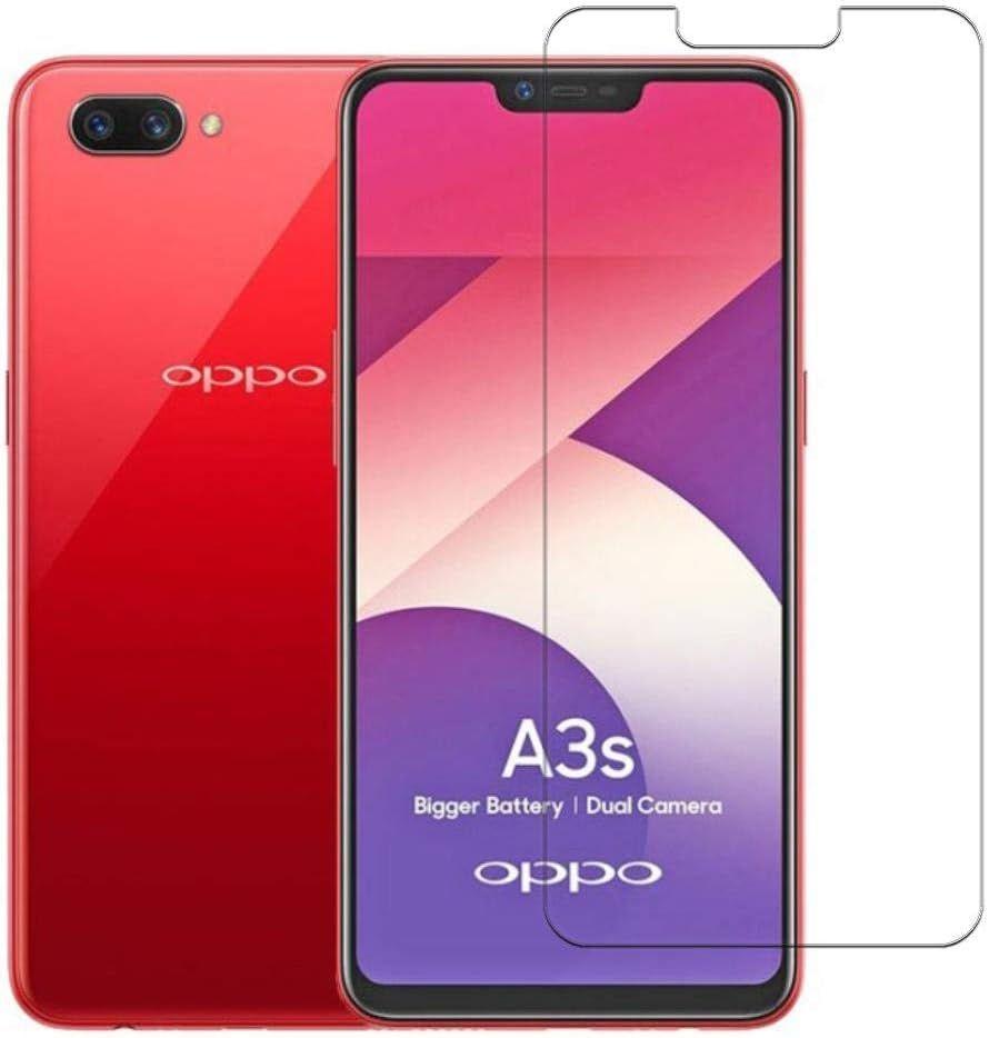 Clear Tempered Glass Screen Protector for OPPO A3s - Clear - Brand New