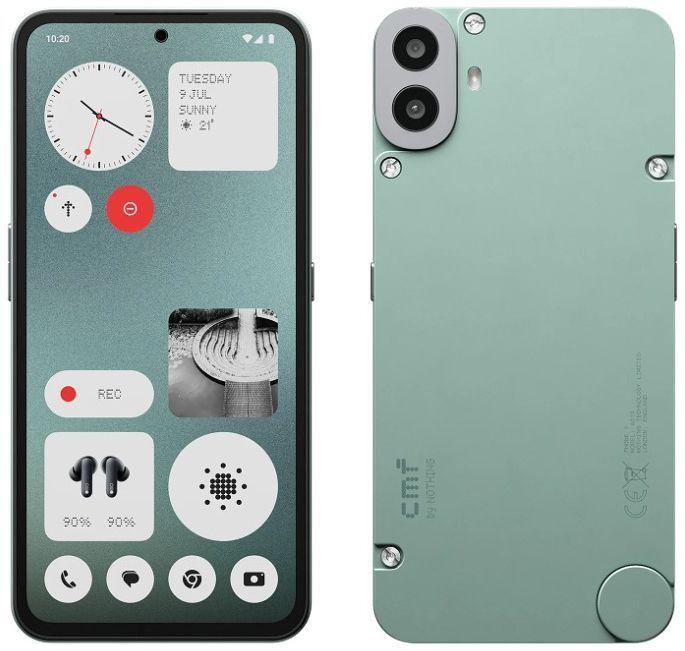 CMF By Nothing  Phone 1 (5G) - 256GB - Light Green - 8GB RAM - Excellent