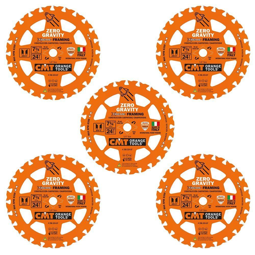 CMT 250.324.07-X10 Framing Zero Gravity 7-1/4”x5/8” (5 Pack)