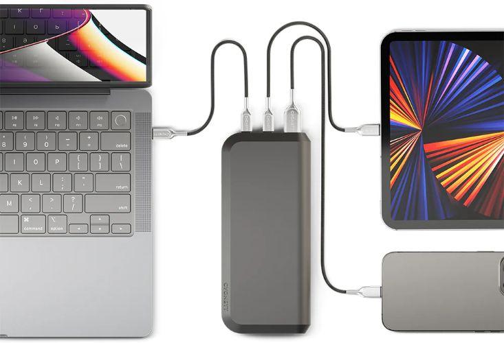 Refurbished Cygnett ChargeUp Pro 25K mAh Laptop Power Bank - Reebelo Singapore