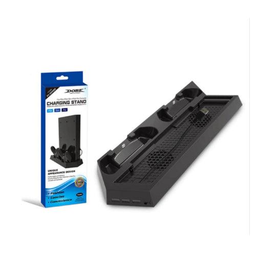 Dobe  Charging Stand for PS4/ PS4 Slim/ PS4 Pro - Black - Brand New