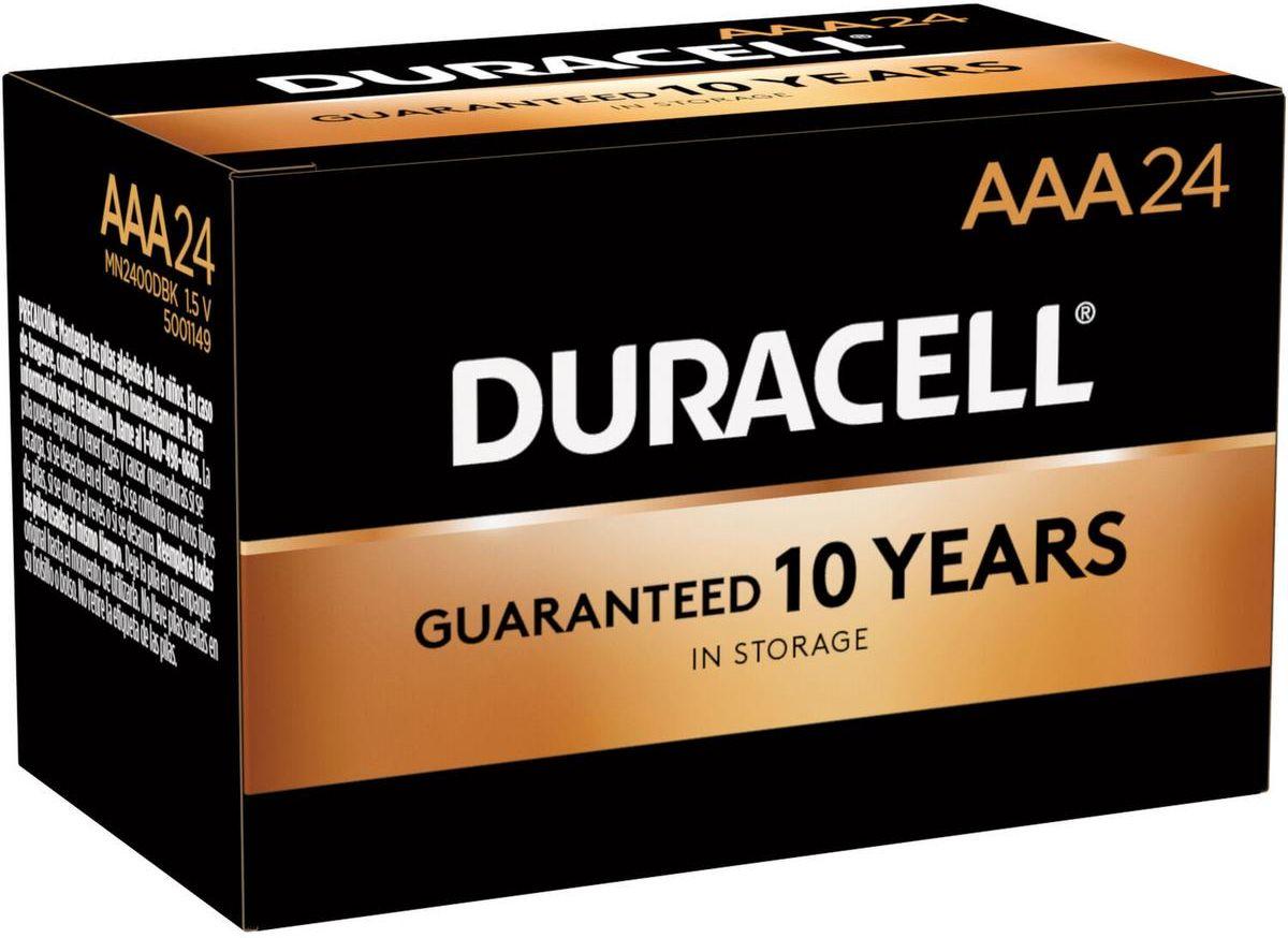Duracell Coppertop Alkaline AAA Batteries 24pk