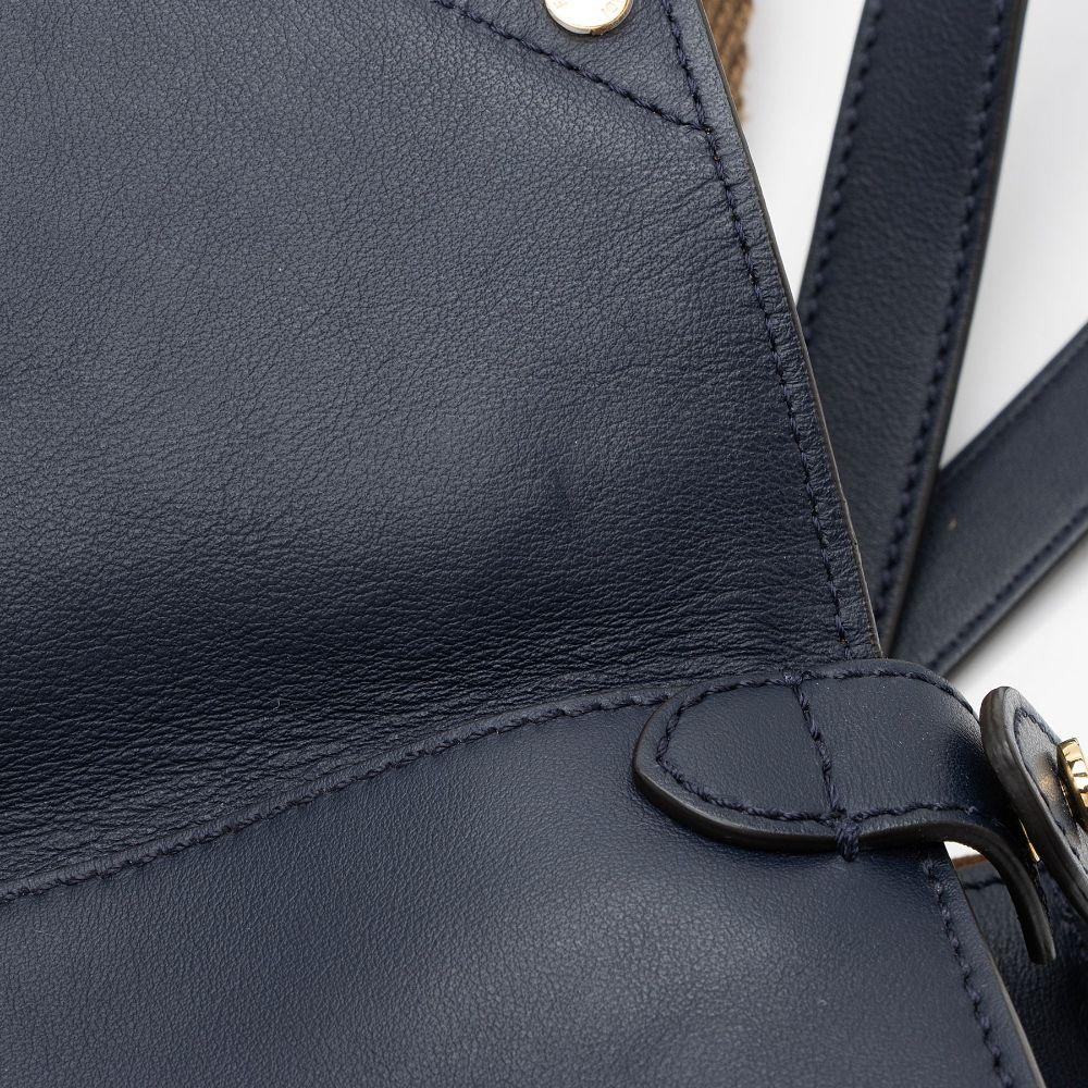 Fendi Suede Calfskin Grace Flip Tote