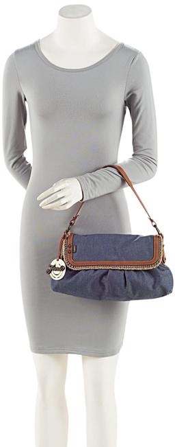 Fendi Vintage Denim Chef Shoulder Bag