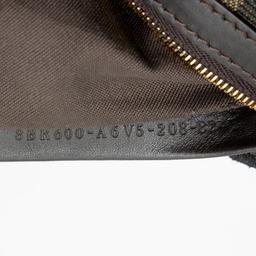 Fendi Zucca Calfskin Baguette Shoulder Bag