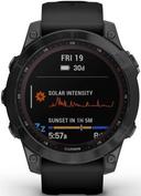Garmin Fenix 7 Smartwatch Sapphire Solar Edition (Polymer) 47mm in Black Titanium