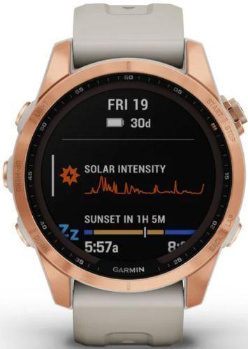 Garmin Fenix 7S Smartwatch Solar Edition (Polymer) 42mm in Rose Gold in Brand New condition