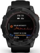 Garmin Fenix 7X Smartwatch Sapphire Solar Edition (Polymer) 51mm in Carbon Gray DLC Titanium