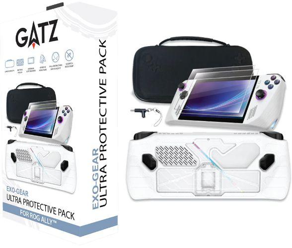 Gatz  Exo-Gear Ultra Protective Pack for ROG Ally - White - Brand New