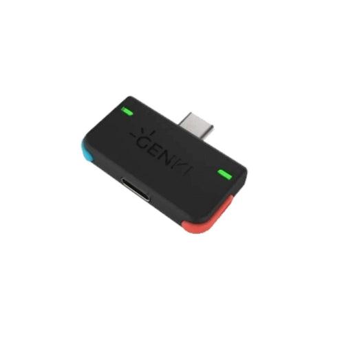 Nintendo Genki Bluetooth Audio For  Switch - Neon Red/Blue - Brand New