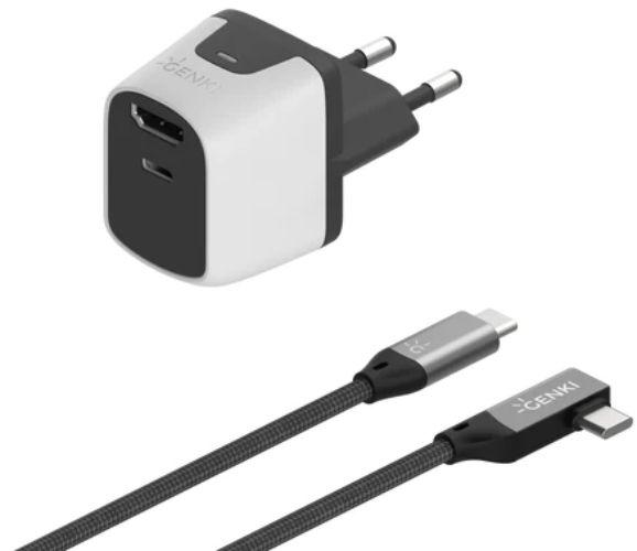 Genki  Covert Dock Mini (2 Round Pin) - White - Brand New